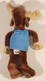1985 Mighty Star Rocky and Bullwinkle 12" Stuffed Plush Toy with Suction Cups