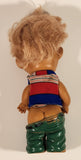 Vintage Boy with Pants Half Down 9 1/2" Rubber Toy Doll