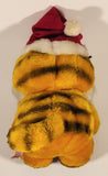 1978, 1981 R. Dakin Garfield Santa Claus Hat 8" Stuffed Plush Toy