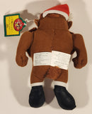 1992 McDonald's Warner Bros. Looney Tunes Taz Tasmanian Devil with Santa Hat 10" Tall Stuffed Character Plush Toy with Tag