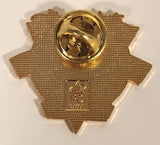 Santa Monica California Palm Trees Sail Boat Ocean Enamel Metal Lapel Pin