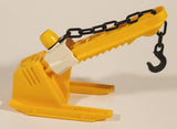 Vintage 1970s Fisher Price 316 Husky Helper Tow Truck Winch Plastic Construction Toy