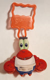 2019 Wendy's Kid's Meal Par Animations & Viacom The Spongebob Movie Mr. Krabs Clip On Plastic Toy