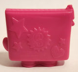 2015 McDonald's Shopkins Wendy Wristlet Hot Pink 1 1/2" Plastic Toy Figure