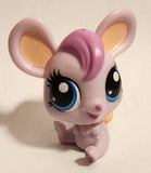 Hasbro LPS Littlest Pet Shop Fiona Gloucester Mouse Pink 2 1/8" Plastic Toy Figure #3949