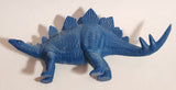 Stegosaurus Dinosaur Blue 6" PVC Toy Figure