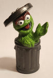2010 Sesame Workshop Muppets Oscar The Grouch 2 3/4" Tall PVC Toy Figure