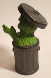 2010 Sesame Workshop Muppets Oscar The Grouch 2 3/4" Tall PVC Toy Figure