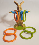 2017 McDonald's Peter Rabbit 4" Tall Plastic Toy Figure With Hula Hoop Rings