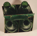 2015 Mountain Dew 4-Pack of 12 Fl Oz 355 mL Green Glass Bottles with Paper Carrier