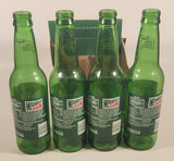 2015 Mountain Dew 4-Pack of 12 Fl Oz 355 mL Green Glass Bottles with Paper Carrier