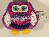 2016 Plush Craft Purple Owl 8 1/2" Stuffed Plush Toy