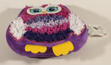 2016 Plush Craft Purple Owl 8 1/2" Stuffed Plush Toy