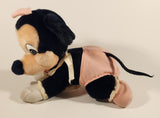 1984 Disneyland Walt Disney World Crawling Baby Minnie Mouse 9 1/2" Stuffed Plush Toy