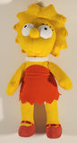 2016 Twentieth Century Fox Universal Studios Fox The Simpsons Lisa Simpson 14 1/2" Tall Stuffed Plush Toy Character