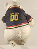 Very Rare 1991 1992 Wilson International NHL Vancouver Canucks #00 Prankster The Bear Mascot 12" Stuffed Plush Toy