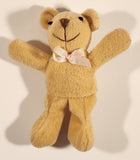 Kingstate Corp. Brown Teddy Bear with Pink Bow 4 1/2" Stuffed Plush Toy