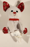 2012 McDonald's Build-A-Bear Merry Mint Pup 4" Stuffed Plush Toy