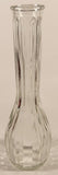 Vintage Hoosier 4034 Ribbed 9" Clear Glass Bud Vase