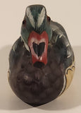 Vintage Pacific Rim Carvers Wood Duck 4" Light Weight Wood Carved Figurine