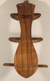 Vintage Schneider Enterprises Gifts Ltd Woodstock Ontario Canada Wood Souvenir Spoon Rack Wall Shelf