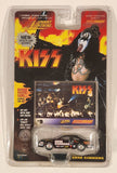1997 Playing Mantis Johnny Lightning Real Wheels Series #44 Kiss Gene Simmons Black Die Cast Toy Car Vehicle and Photo Card New in Package