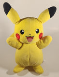 2022 Jazwares Nintendo Pokemon Lightning Charge Pikachu Light Up with Sounds 13" Tall Stuffed Plush Toy