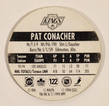 1994 WPF NHL #122 Los Angeles Kings Pat Conacher Pog Cap