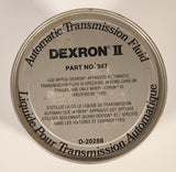 Vintage Valvoline Automatic Transmission Fluid Dexron II One Litre Cardboard and Metal Can FULL