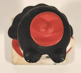 Vintage 1970s Little Lulu Holding Pal Puppy Dog 7 1/2" Hand Painted Ceramic Figurine