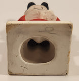 Vintage 1970s Little Lulu Holding Pal Puppy Dog 7 1/2" Hand Painted Ceramic Figurine