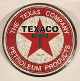 Open Road Brands Chevron Texaco The Teaxas Company Petrolem Products 12" Embossed Metal Sign New in Plastic