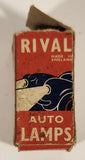 Antique Joseph Lucas (Canada) Ltd Rival Auto Lamps Made in England 12V 4W MCC I 222 Light Bulb in Cardboard Box