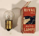 Antique Joseph Lucas (Canada) Ltd Rival Auto Lamps Made in England 12V 4W MCC I 222 Light Bulb in Cardboard Box