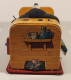 Vintage 1950 Marx Linemare Co. Inc. Line Mar Toys Bear in Bed Tin Toy For Parts