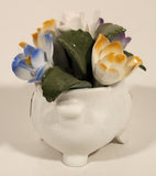 Aynsley February Crocus Hand Painted Fine Bone China Flowers Floral Bouquet Ornament