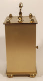 Vintage Germany Scholer 4 1/2" Brass Metal Carriage Clock