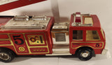Vintage Tonka No. 5 Water Cannon Ladder Fire Truck Red 23" Long Pressed Steel Toy Car Vehicle with Working Ladder 33105 Made in USA