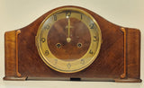 Antique Mauthe Germany Wood Cased Mantel Clock For Parts of Repair
