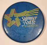Rare Summer Fest '82 Edmonton 3 3/8" Round Button Pin