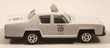 Summer SM8589 Fast Running Wheel Police Dept AMC Matador Sheriff Police White Die Cast Toy Car Vehicle