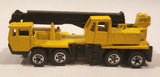 Vintage 1982 Hot Wheels Wheels Workhorses Construction Crane Yellow Die Cast Toy Car Vehicle
