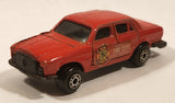 Rare Vintage Uniborn Mercedes Benz 450SE Fire Department Red Die Cast Toy Car Vehicle