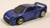 1993 Hot Wheels Zender Fact 4 Blue Die Cast Toy Car Vehicle