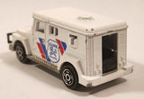 Vintage Majorette No. 204 Bank Security White 1/57 Scale Die Cast Toy Car Vehicle