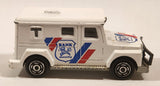 Vintage Majorette No. 204 Bank Security White 1/57 Scale Die Cast Toy Car Vehicle