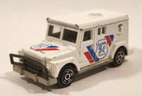 Vintage Majorette No. 204 Bank Security White 1/57 Scale Die Cast Toy Car Vehicle