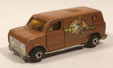 Rare 1980s Sears Road Mates Hunter Van Brown Die Cast Toy Car Vehicle