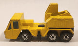 1976 Lesney Matchbox Superfast No. 49 Crane Truck Yellow Die Cast Toy Car Vehicle