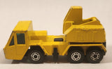 1976 Lesney Matchbox Superfast No. 49 Crane Truck Yellow Die Cast Toy Car Vehicle